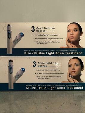 KD-7910 Blue Light Acne Treatment Device - Blue